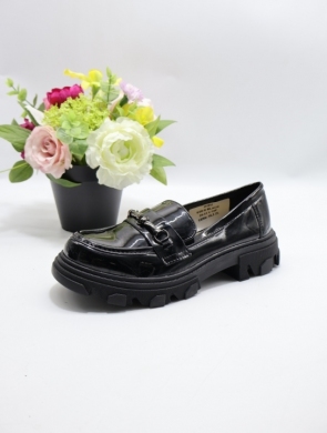 Mokasyny damskie na płaskim (36-41) 956-8 BLACK