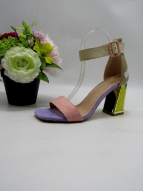 Sandały damskie na obcasie (36-41) 3866 PINK