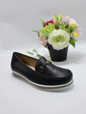 Mokasyny damskie na płaskim (36-41) 4476 BLACK