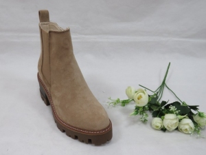 Botki damskie jesienne na obcasie (36-41) KE208 BEIGE