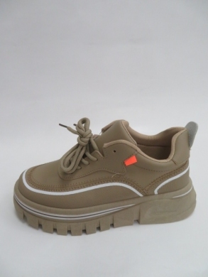 Buty sportowe damskie na koturnie (36-41) X-66-5 khaki