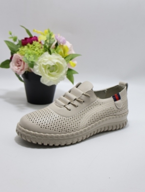 Buty sportowe damskie na płaskim (36-41) BK-611 BEIGE