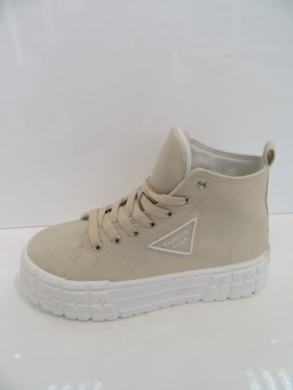 Trampki damskie na płaskim (36-41) GD-HR-29 BEIGE