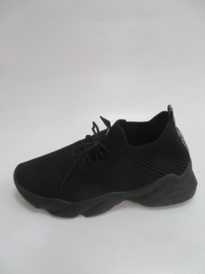 Buty sportowe damskie na płaskim (36-41) 2179 BLACK