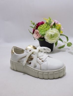 Buty sportowe damskie na płaskim (36-41) 6250 WHITE