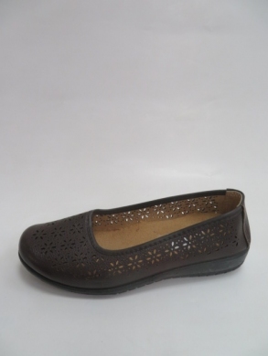 Półbuty damskie na płaskim (36-41) A128 BROWN