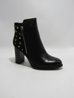 Botki damskie ocieplane na obcasie (36-41) AW2200 BLACK