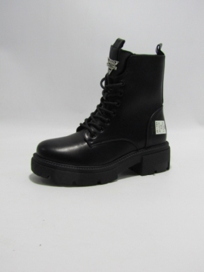 Botki damskie ocieplane na obcasie (36-41) SA3155-1 BLACK