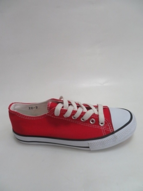 Trampki damskie na płaskim (36-41) ZC2 B.RED