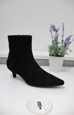 Botki damskie na szpilce (36-41) 181-286 BLACK