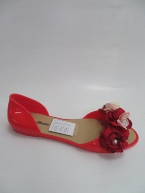 Klapki damskie na płaskim (36-41) LS18-5 RED