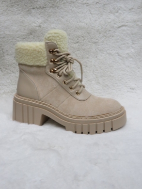 Trapery damskie ocieplane (36-41) 8608 BEIGE
