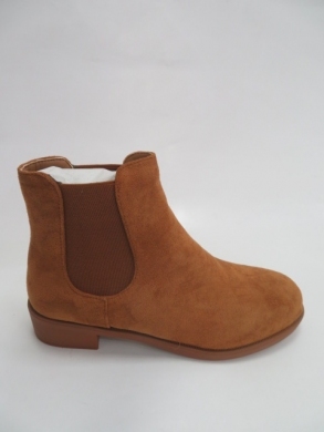 Botki damskie jesienne na płaskim (36-41) LE-521 CAMEL
