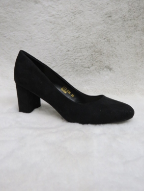 Czółenki damskie na obcasie (36-41) LE-536 BLACK