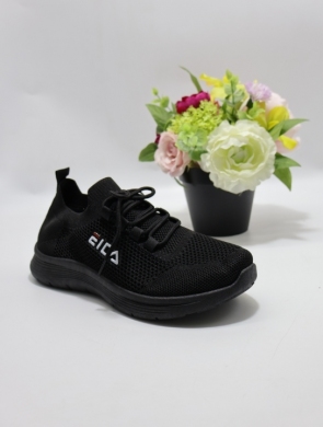 Buty sportowe damskie na płaskim (36-41) ADQ117-1 BLACK