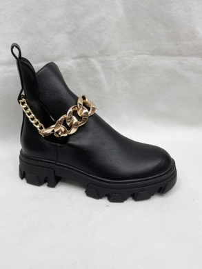 Botki damskie na płaskim (36-41) NC1226 BLACK