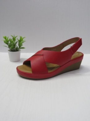 Sandały damskie na koturnie (36-41) 4019 RED