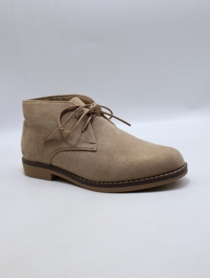 Botki damskie na płaskim (36-41) 1002-3 KHAKI