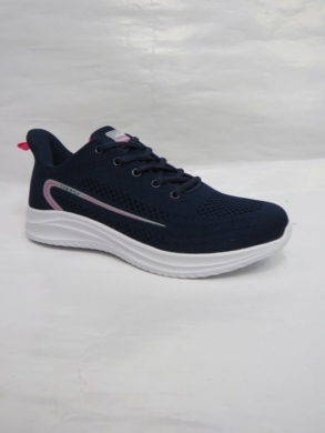 Buty sportowe damskie na płaskim (36-41) LXC8453-H NAVY/FUCHSIA