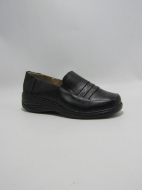 Półbuty damskie na płaskim (37-42) 2303 BLK/BR