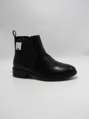 Botki damskie ocieplane na płaskim (36-41) Z622-3 BLACK