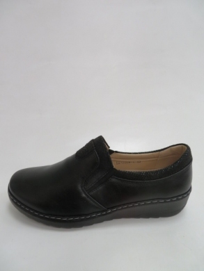 Półbuty damskie na płaskim (36-42) 13029-1 BLACK