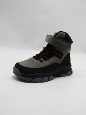 Botki chłopięce ocieplane (26-31) HB256 GREY/BLACK