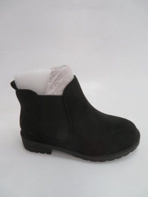 Botki damskie jesienne na płaskim (28-35) XOM-775 BLACK