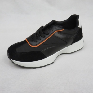 Buty sportowe damskie na płaskim (36-41) 8825-SP BLACK