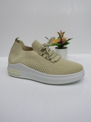 Buty sportowe damskie na płaskim (36-41) V-25 BEIGE