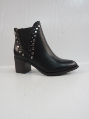 Botki damskie ocieplane na obcasie (36-41) W2193 BLACK