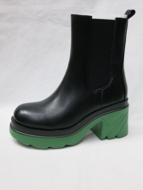 Botki damskie na obcasie (36-41) 8793 GREEN