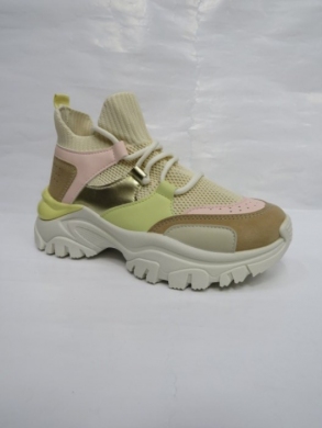 Buty sportowe damskie na płaskim (36-41) BB217 BEIGE
