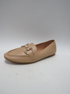 Mokasyny damskie na płaskim (36-41) L-13 APRICOT