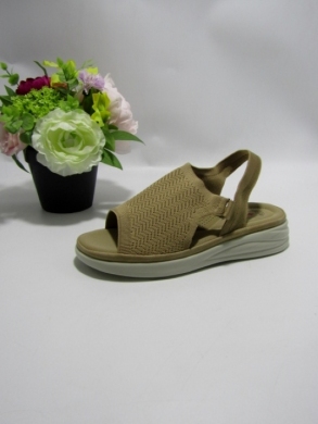 Sandały damskie na płaskim (36-41) K22-05 KHAKI