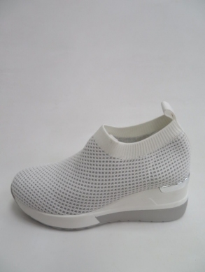 Buty sportowe damskie na koturnie (36-41) 248 WHITE