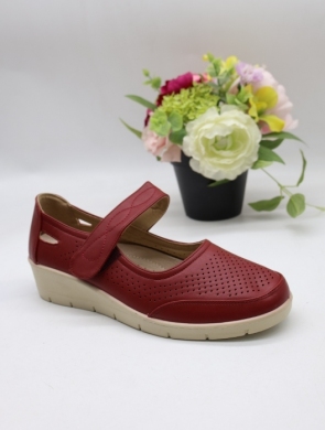 Półbuty damskie na płaskim (37-42) 8505-5 RED