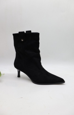 Botki damskie na szpilce (36-41) 69076 BLACK