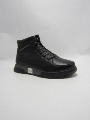 Botki męskie ocieplane (40-45) 63503-1 BLK
