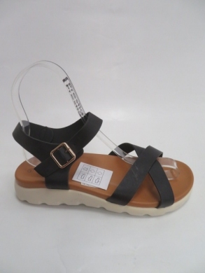 Sandały damskie na płaskim (36-41) 6404-1 BLACK