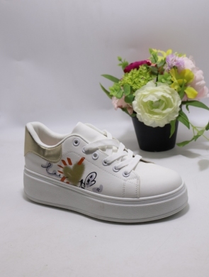 Buty sportowe damskie na płaskim (36-41) EL-008 GOLD
