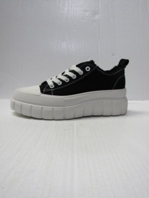 Trampki damskie na koturnie (36-41) 5003-1 BLACK