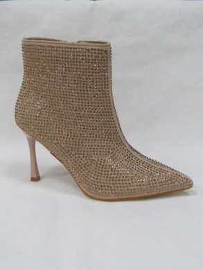 Botki damskie na szpilce (36-41) JH268 KHAKI