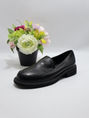 Półbuty damskie na płaskim (36-41) 3225 BLACK