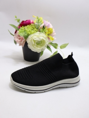 Buty sportowe damskie na płaskim (36-41) H19-1 BLACK