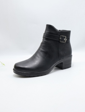 Botki damskie ocieplane na obcasie (36-42) 7114-1