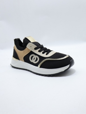 Buty sportowe damskie na płaskim (36-41) EV-403 BLACK