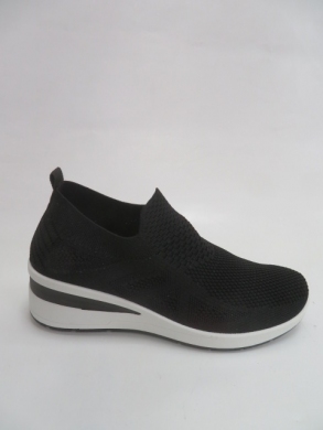 Buty sportowe damskie na koturnie (36-41) A-76 BLACK