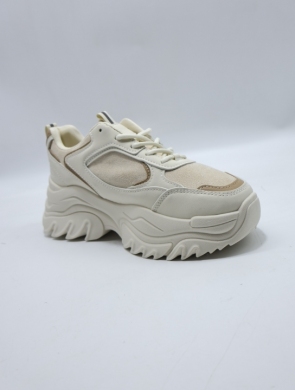 Sneakersy damskie (36-41) 6020 BEIGE