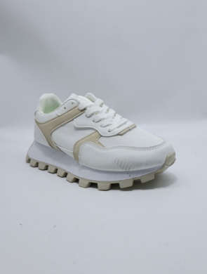 Buty sportowe damskie na płaskim (36-41) Y25 WHITE